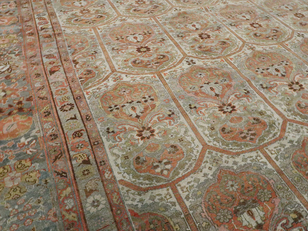 Antique Persian Malayer Carpet, No.20930 - Staging