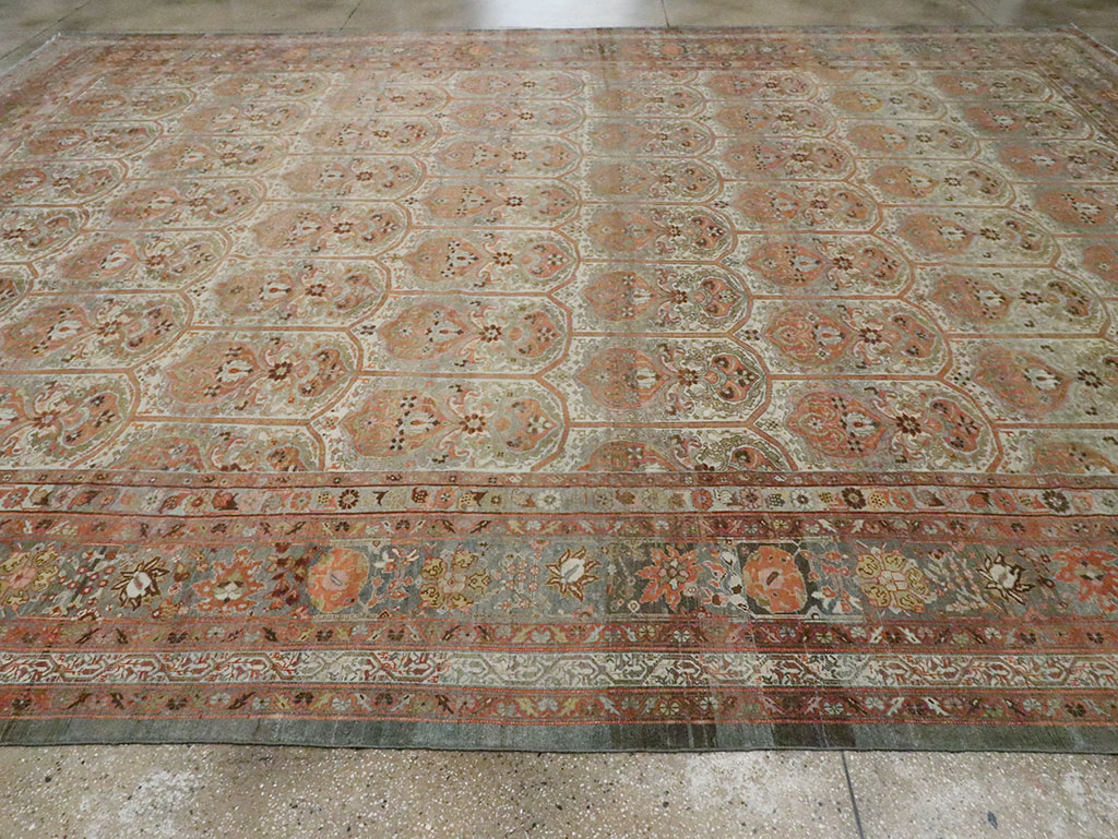 Antique Persian Malayer Carpet, No.20930 - Staging