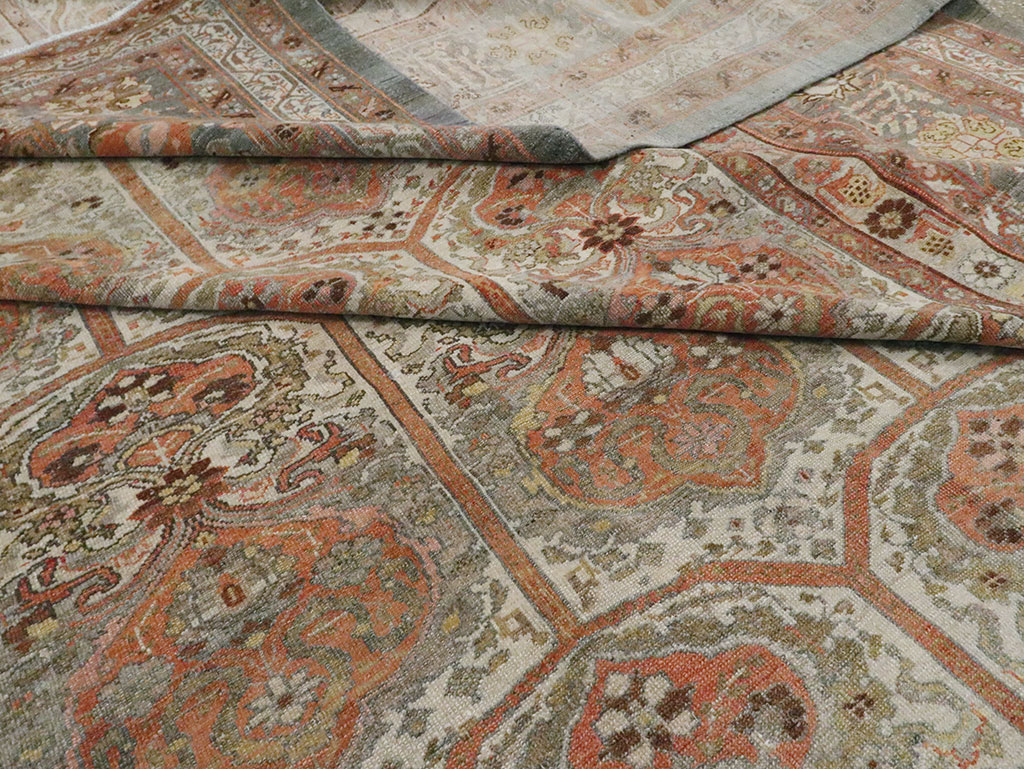 Antique Persian Malayer Carpet, No.20930 - Staging