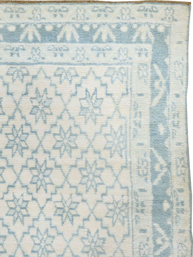 Vintage Indian Cotton Agra Rug, No.20934 - Staging