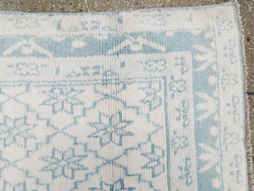 Vintage Indian Cotton Agra Rug, No.20934 - Staging