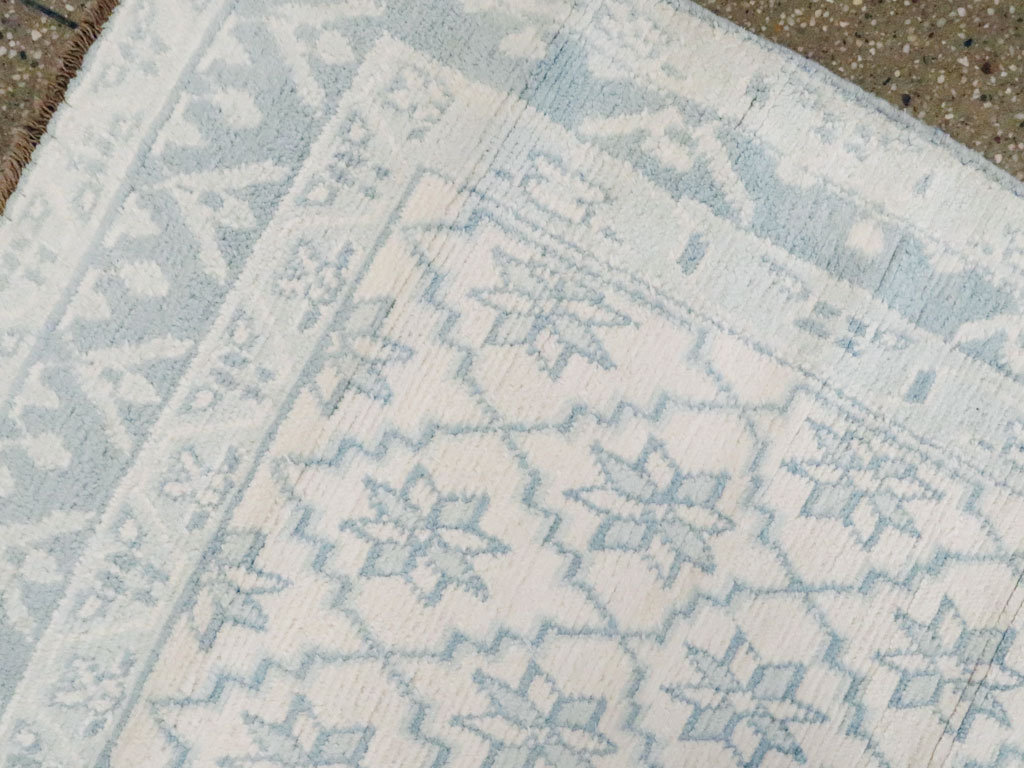 Vintage Indian Cotton Agra Rug, No.20934 - Staging