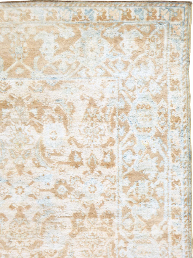 Vintage Indian Cotton Agra Rug, No.20938 - Staging