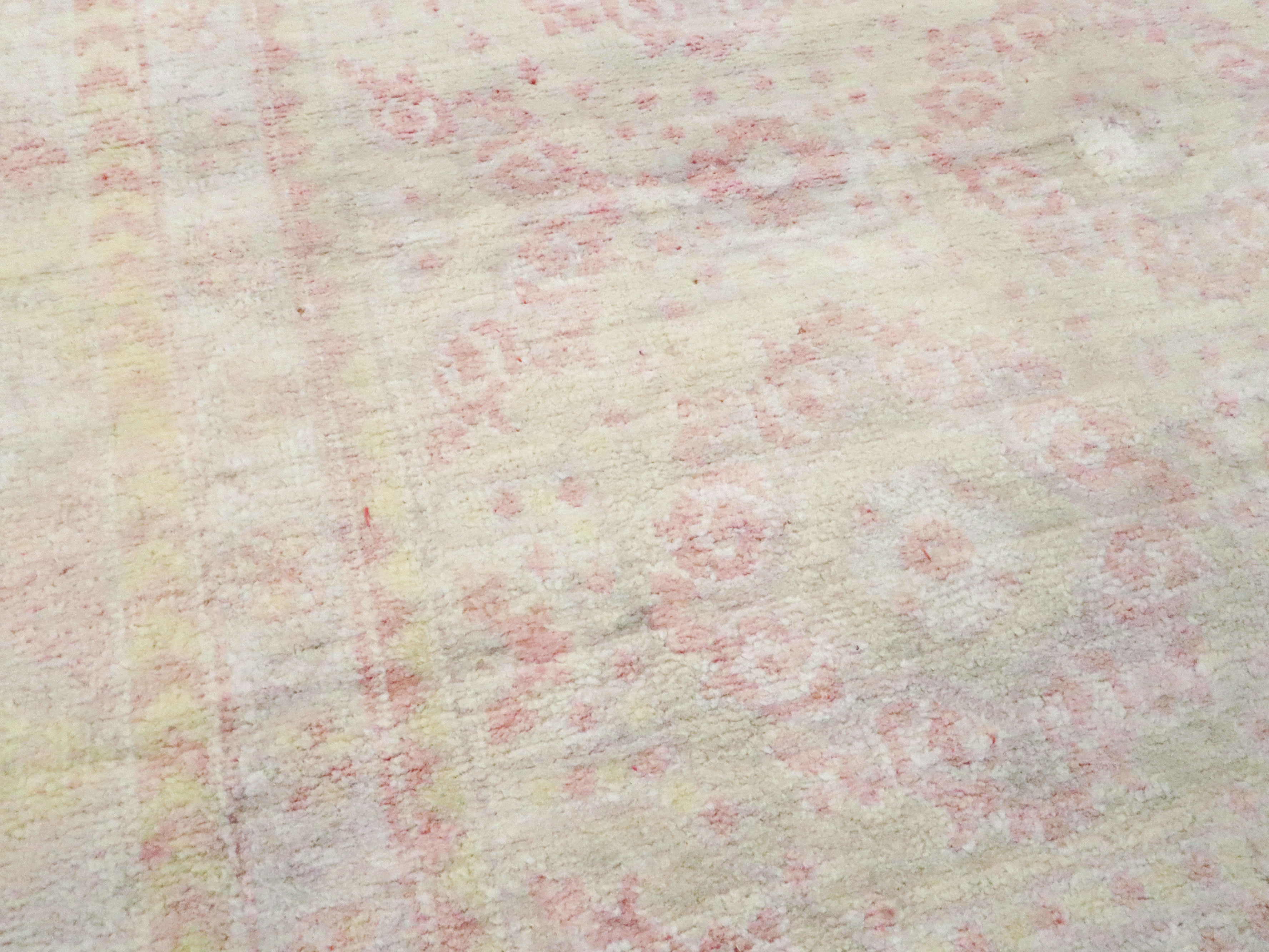 Vintage Indian Cotton Agra Rug, No.20944 - Staging