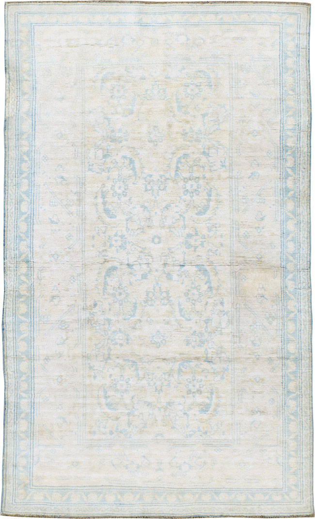Vintage Indian Cotton Agra Rug, No.20945 - Staging