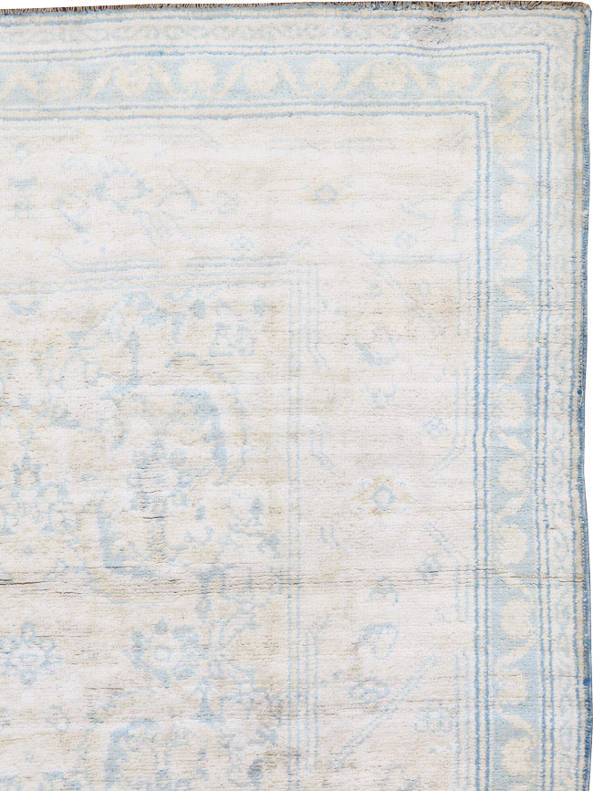 Vintage Indian Cotton Agra Rug, No.20945 - Staging