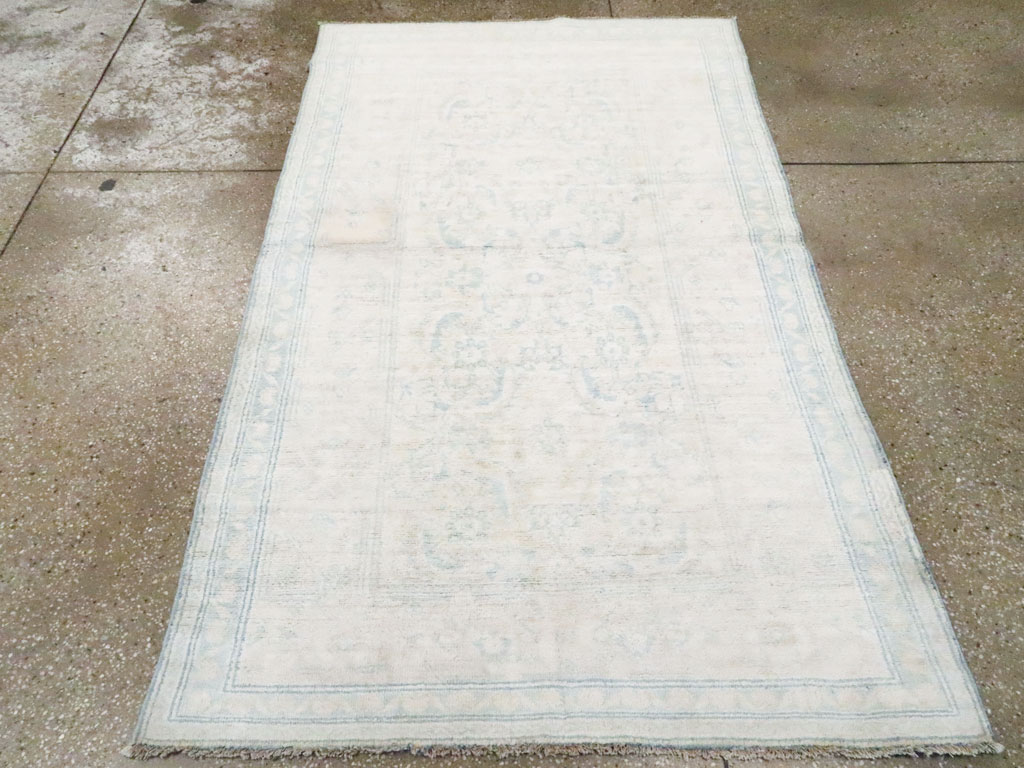 Vintage Indian Cotton Agra Rug, No.20945 - Staging