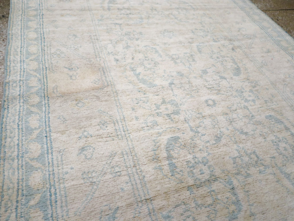 Vintage Indian Cotton Agra Rug, No.20945 - Staging