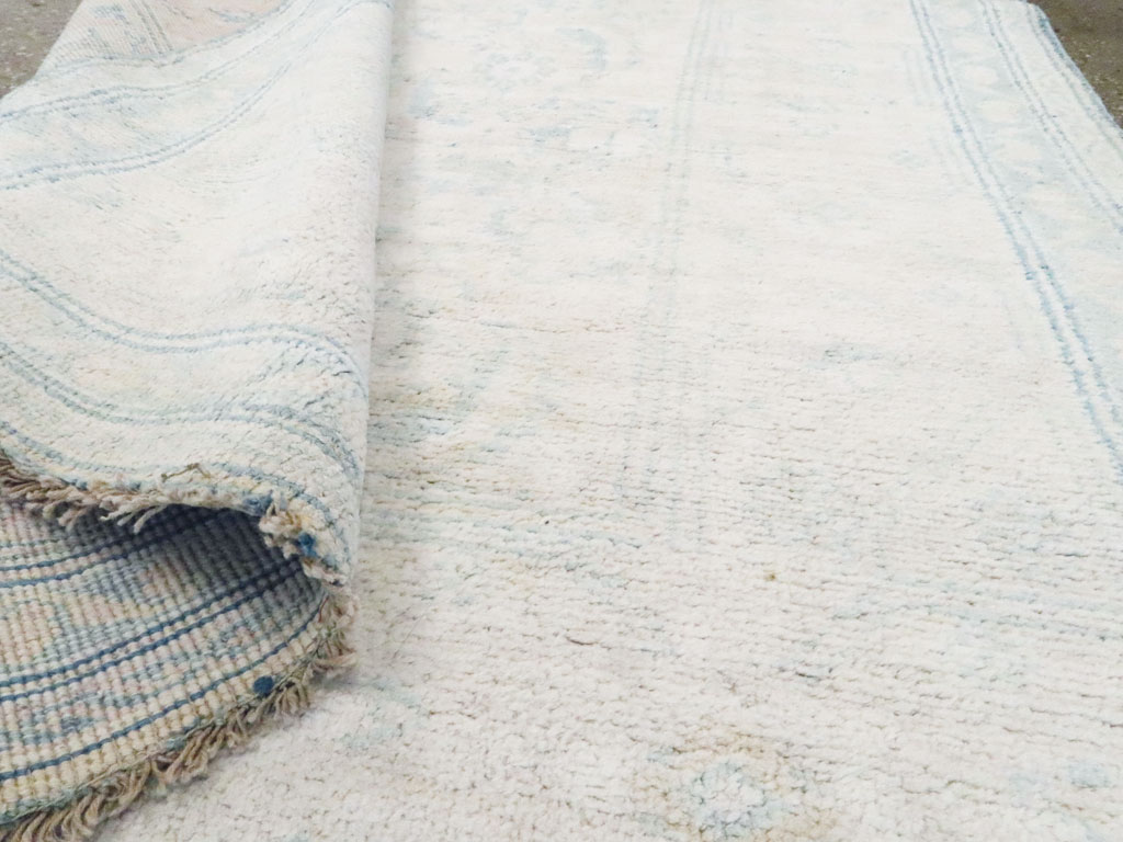 Vintage Indian Cotton Agra Rug, No.20945 - Staging