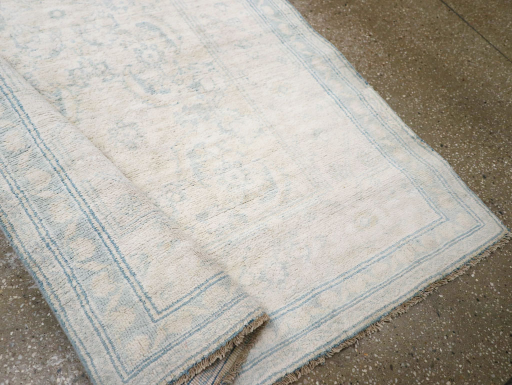Vintage Indian Cotton Agra Rug, No.20945 - Staging
