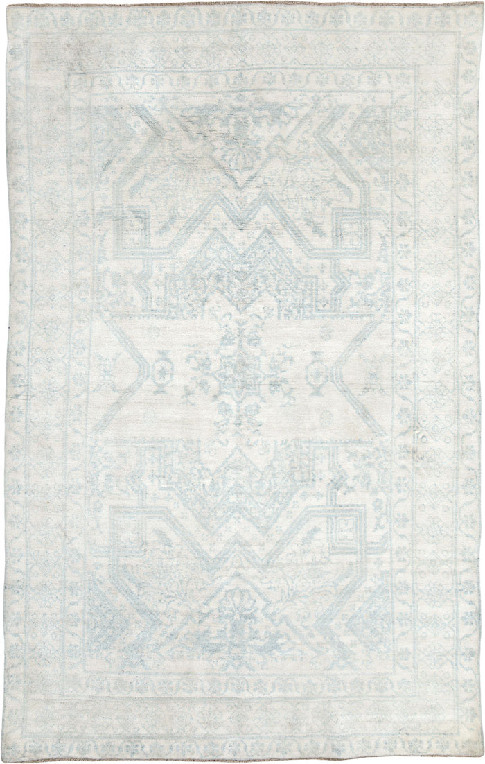 Vintage Indian Cotton Agra Rug, No.20949 - Staging