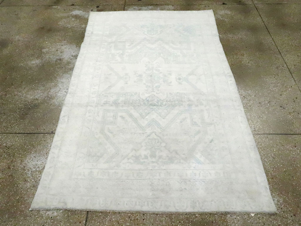 Vintage Indian Cotton Agra Rug, No.20949 - Staging