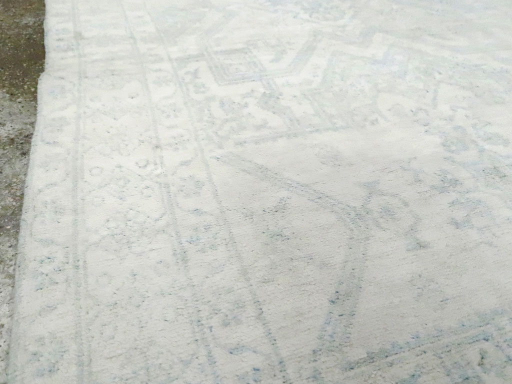 Vintage Indian Cotton Agra Rug, No.20949 - Staging