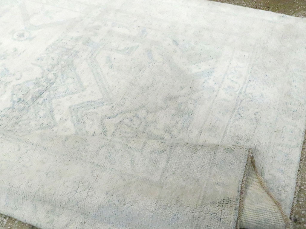 Vintage Indian Cotton Agra Rug, No.20949 - Staging