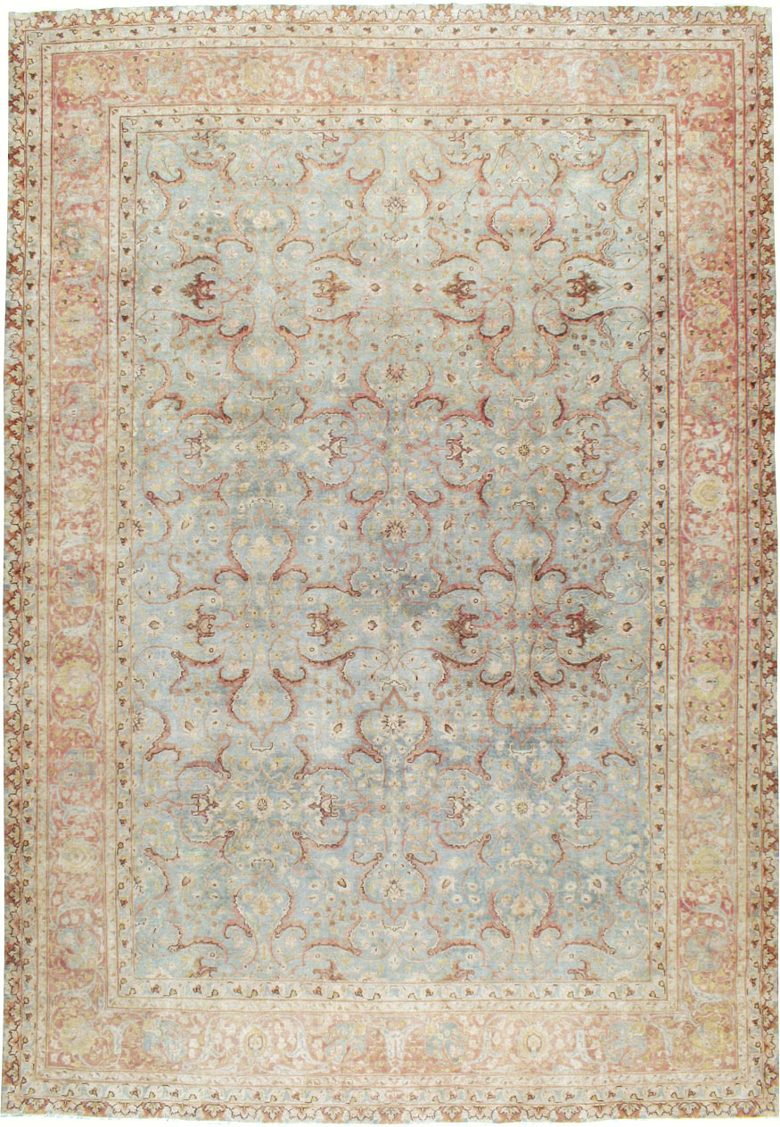 Antique Persian Tabriz Carpet, No.20959 - Staging