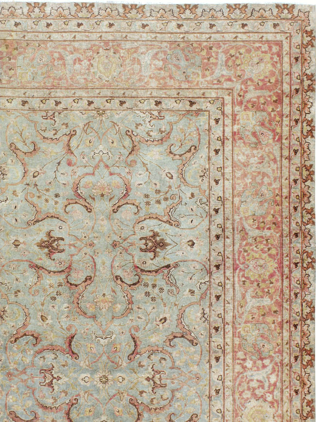 Antique Persian Tabriz Carpet, No.20959 - Staging