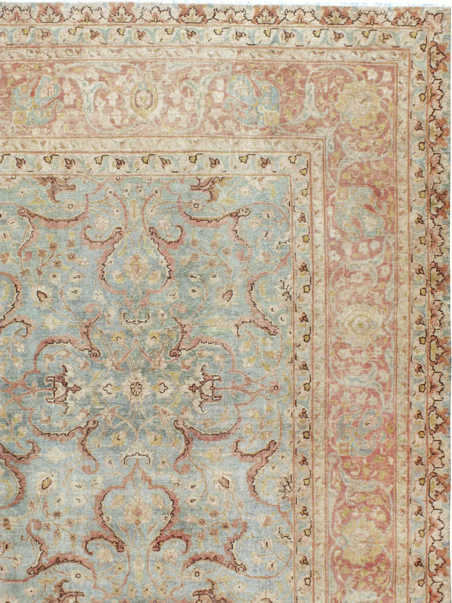 Antique Persian Tabriz Carpet, No.20959 - Staging