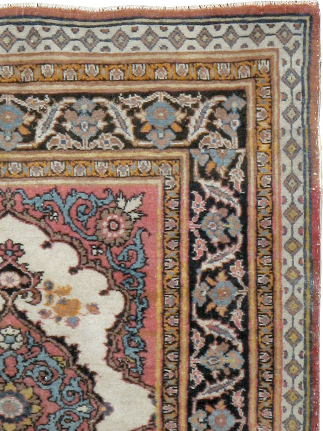 Antique Persian Tabriz Haji Jalili Rug (Pair: 1 of 2), No.20960 - Staging