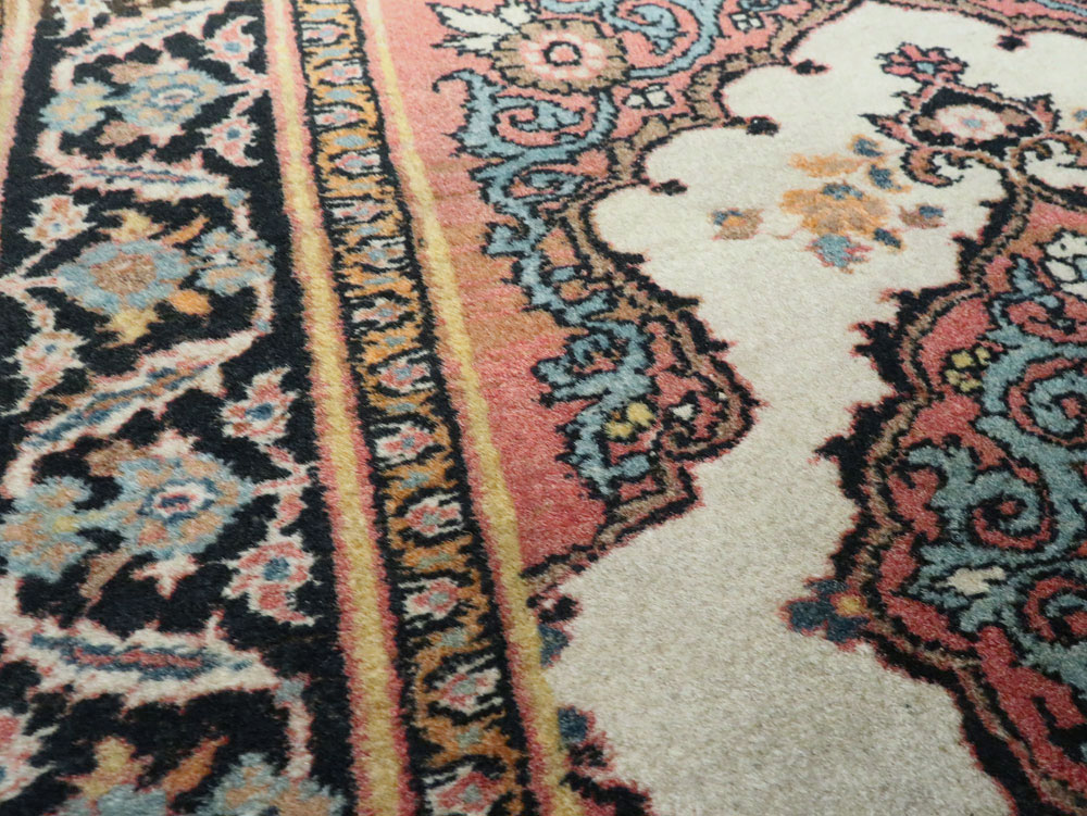 Antique Persian Tabriz Haji Jalili Rug (Pair: 1 of 2), No.20960 - Staging