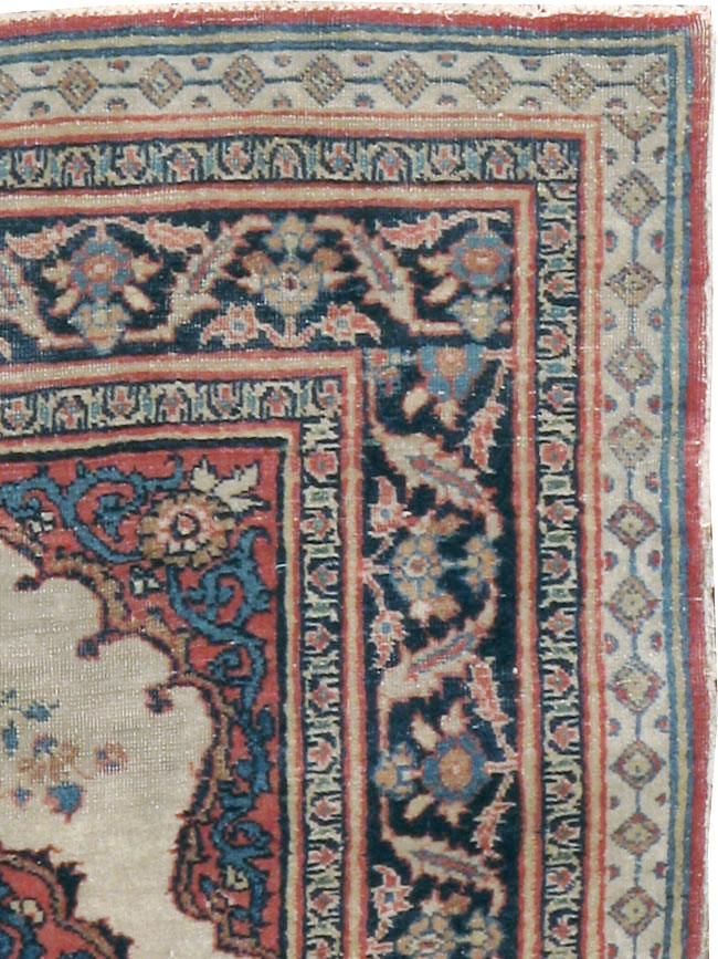 Antique Persian Tabriz Haji Jalili Rug (Pair: 2 of 2), No.20961 - Staging