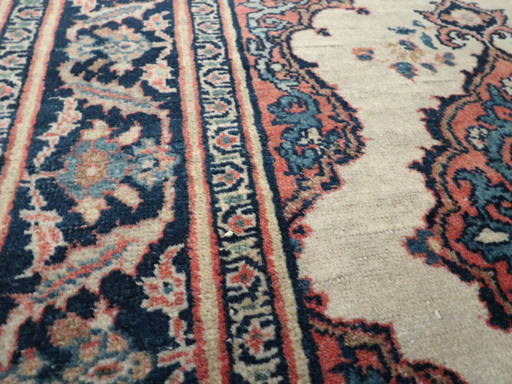 Antique Persian Tabriz Haji Jalili Rug (Pair: 2 of 2), No.20961 - Staging