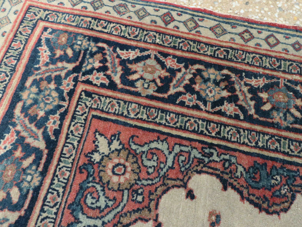 Antique Persian Tabriz Haji Jalili Rug (Pair: 2 of 2), No.20961 - Staging