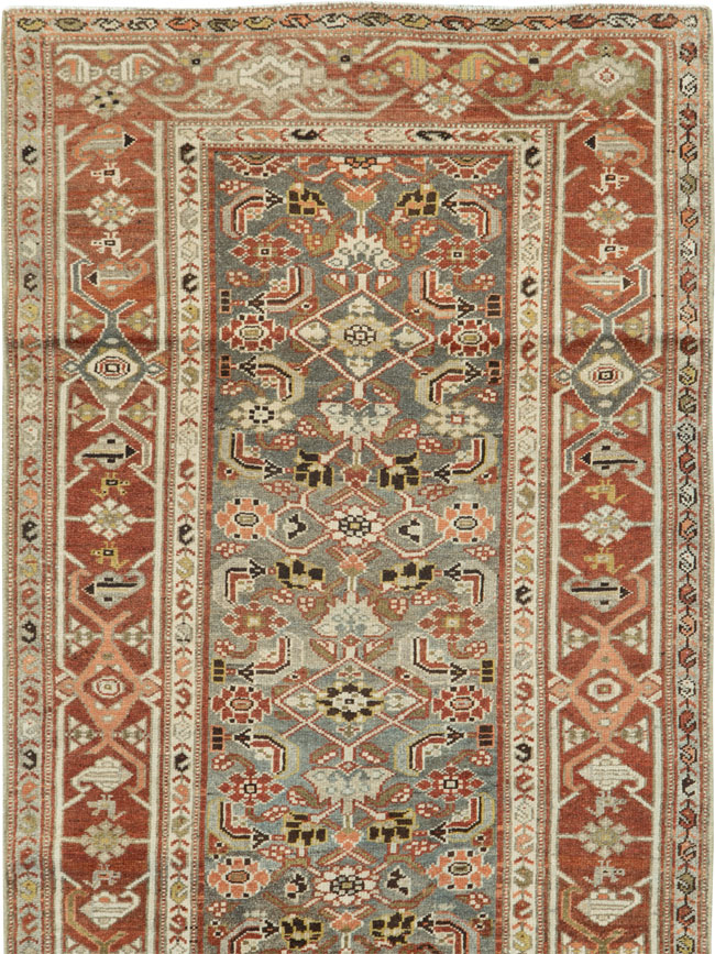 Vintage Persian Malayer Runner, No.20965 - Staging