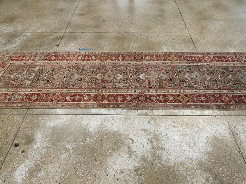 Vintage Persian Malayer Runner, No.20965 - Staging