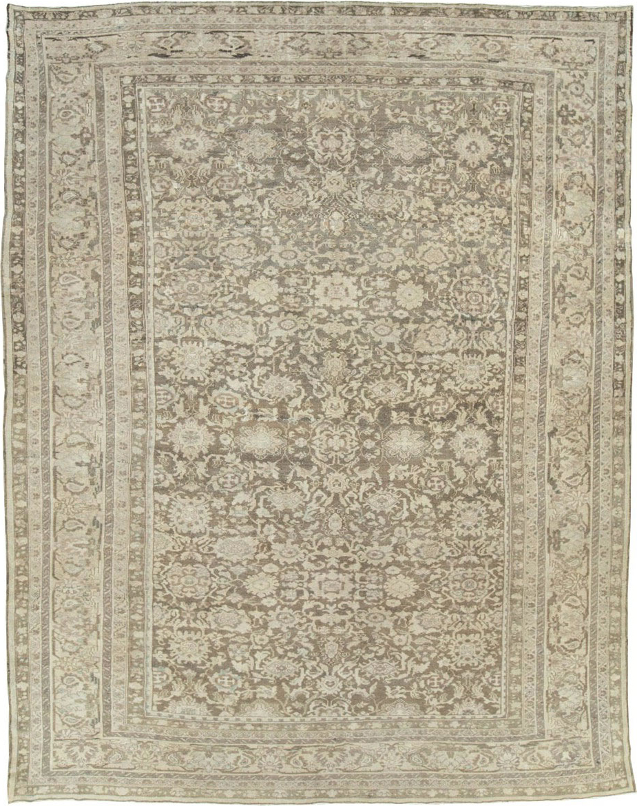 Vintage Persian Malayer Room Size Carpet, No.20971 - Staging