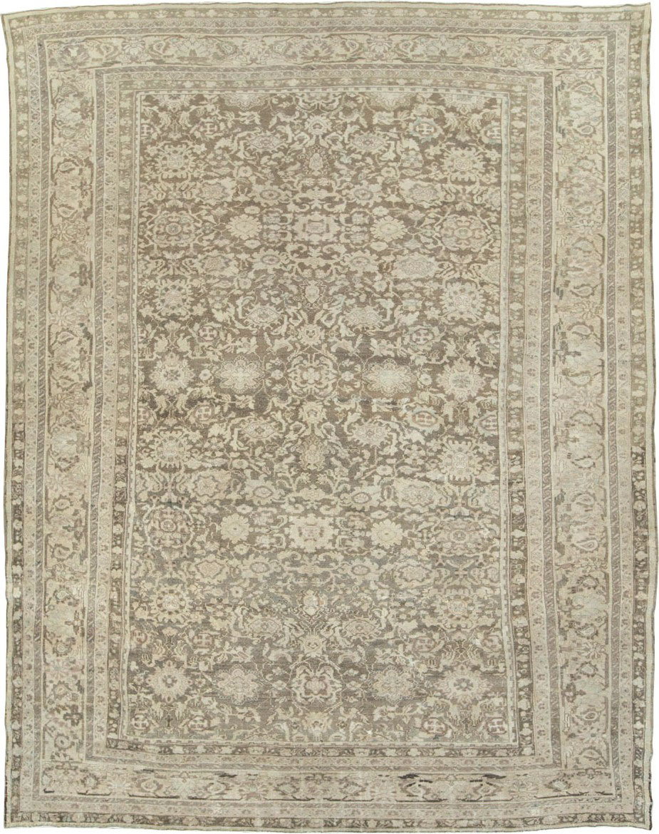 Vintage Persian Malayer Room Size Carpet, No.20971 - Staging