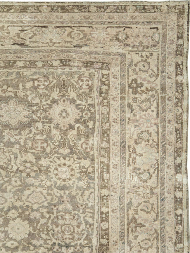 Vintage Persian Malayer Room Size Carpet, No.20971 - Staging
