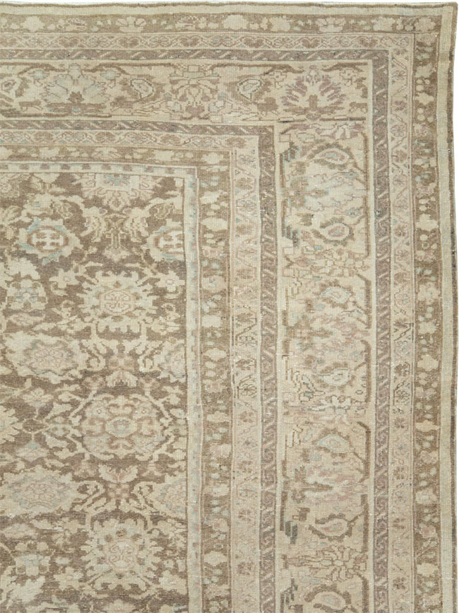 Vintage Persian Malayer Room Size Carpet, No.20971 - Staging