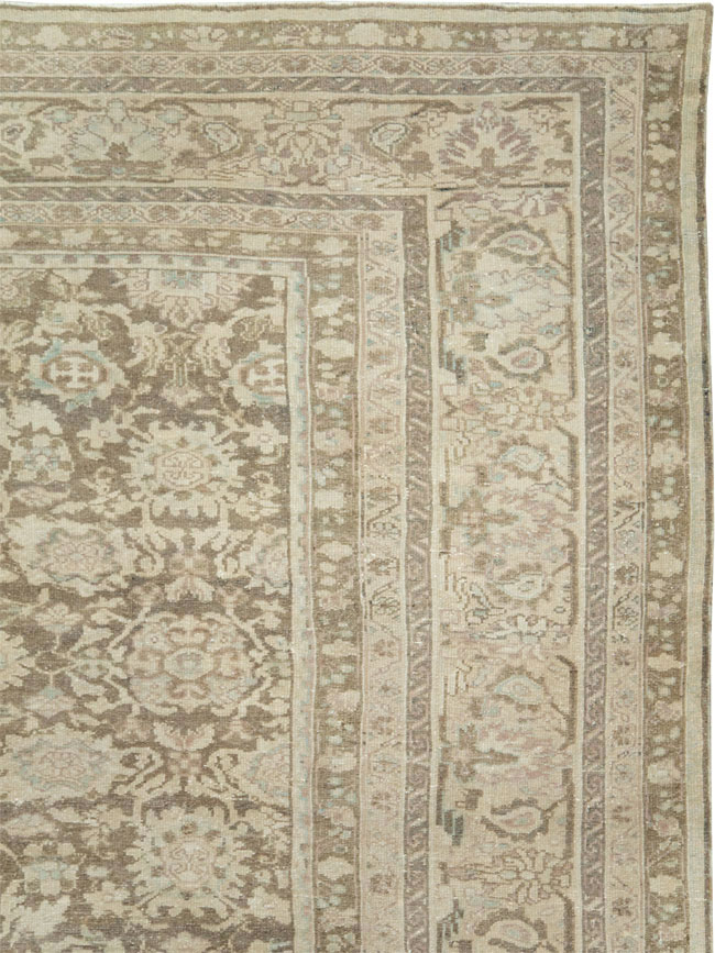 Vintage Persian Malayer Room Size Carpet, No.20971 - Staging