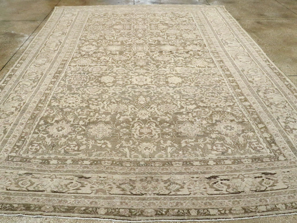Vintage Persian Malayer Room Size Carpet, No.20971 - Staging