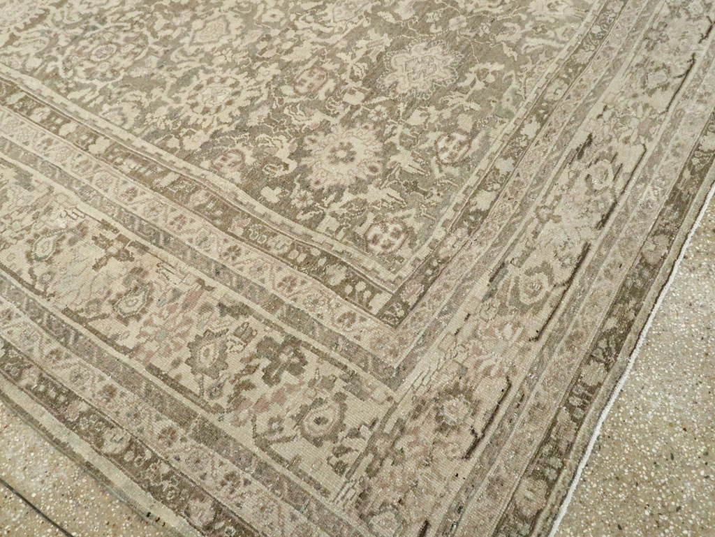 Vintage Persian Malayer Room Size Carpet, No.20971 - Staging
