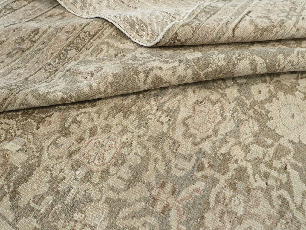 Vintage Persian Malayer Room Size Carpet, No.20971 - Staging