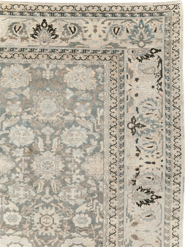 Vintage Persian Malayer Room Size Carpet, No.20972 - Staging