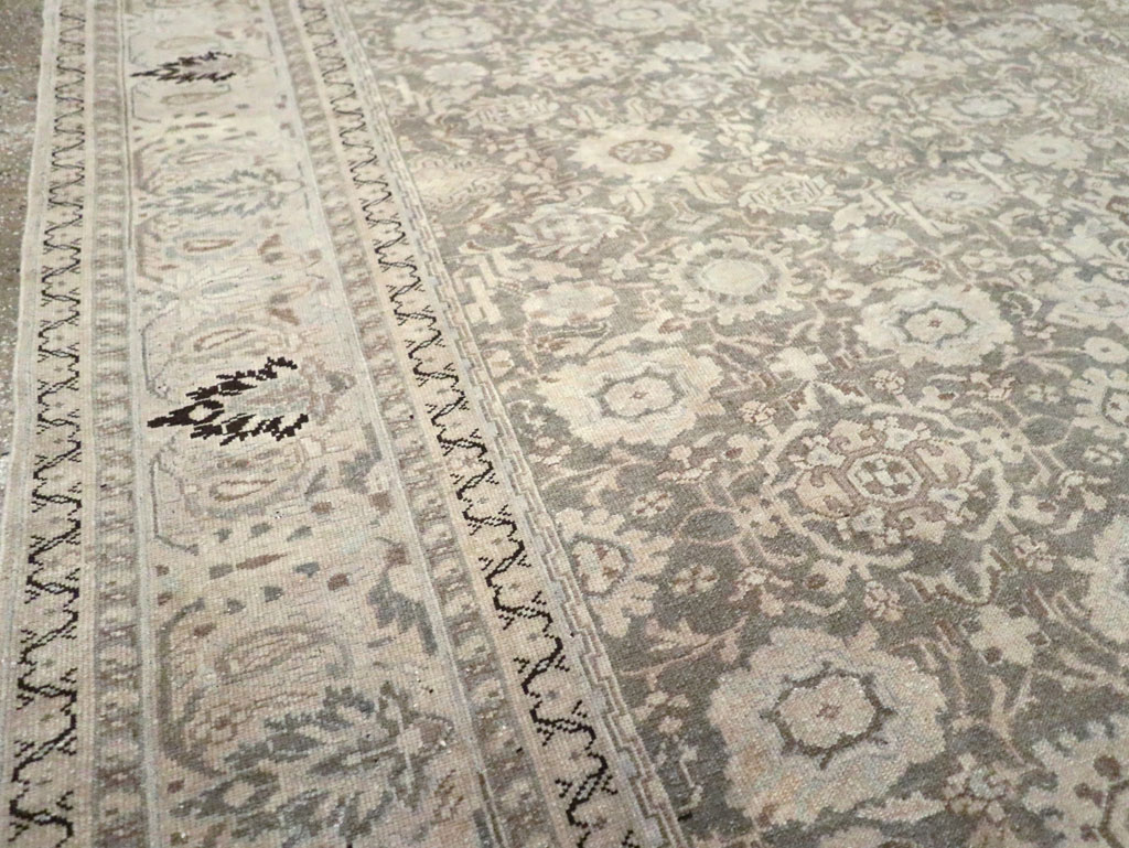 Vintage Persian Malayer Room Size Carpet, No.20972 - Staging