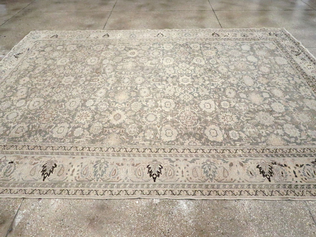 Vintage Persian Malayer Room Size Carpet, No.20972 - Staging
