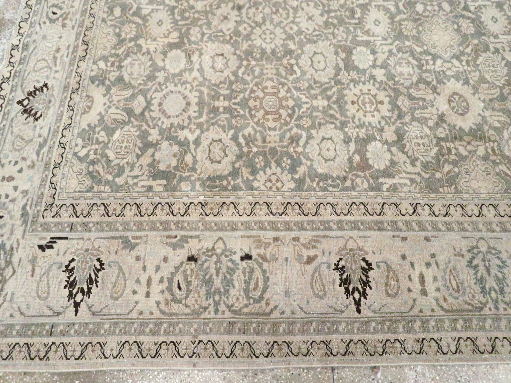 Vintage Persian Malayer Room Size Carpet, No.20972 - Staging