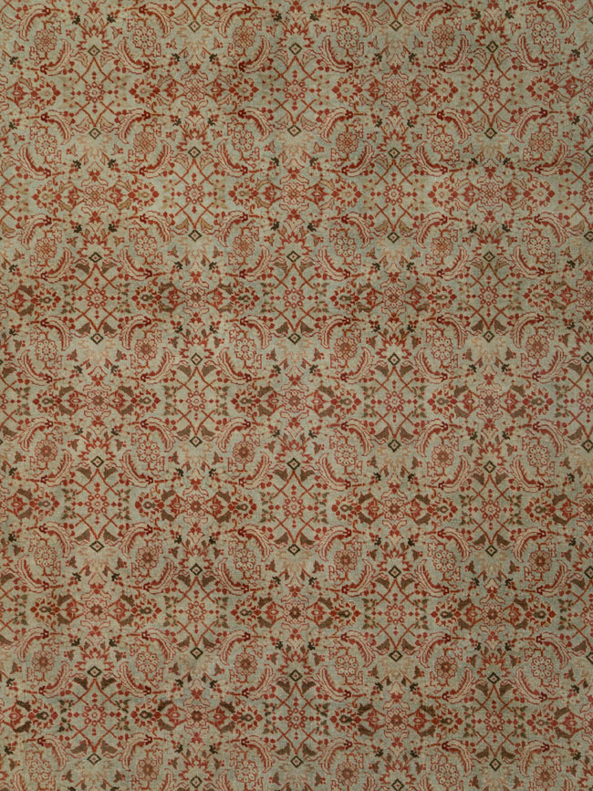 Antique Persian Tabriz Carpet, No.21012 - Staging