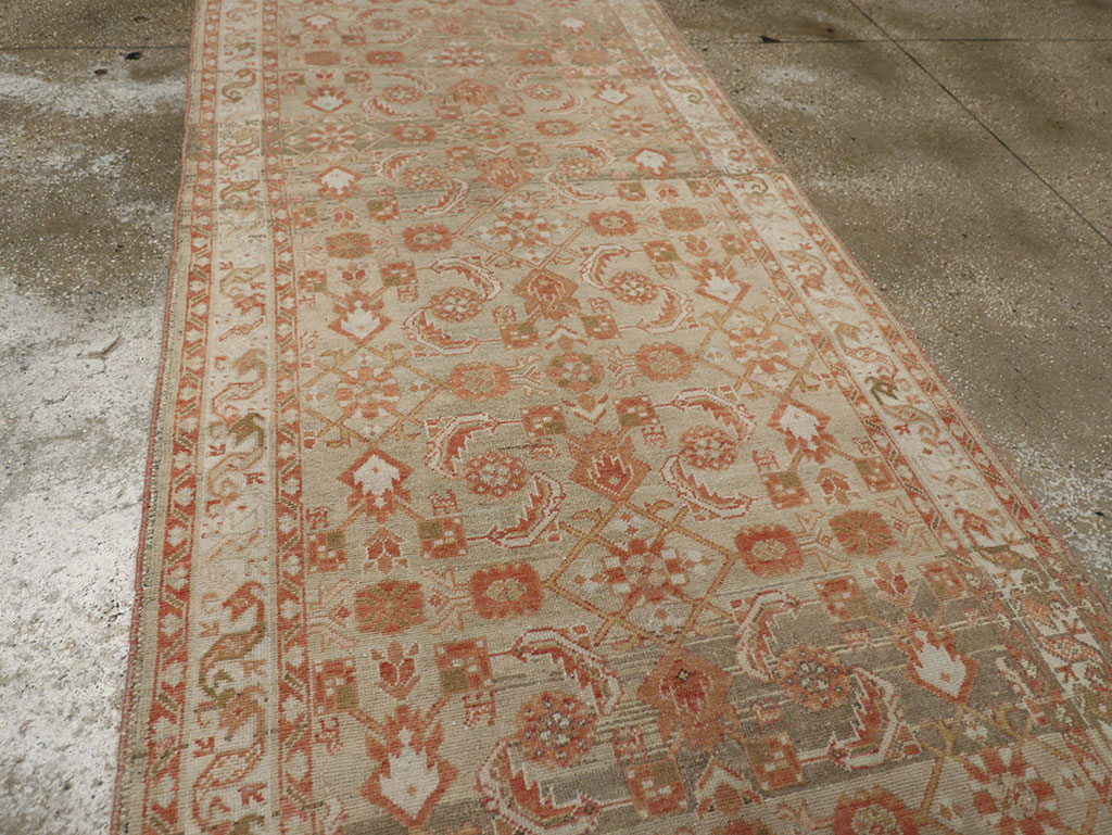 Vintage Persian Malayer Runner, No.21022 - Staging
