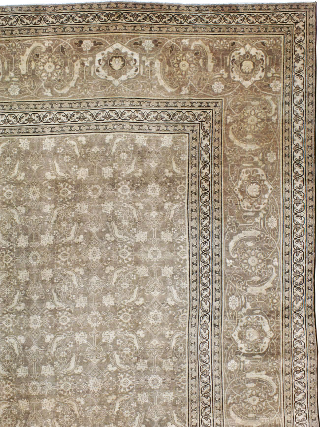 Antique Persian Tabriz Carpet, No.21025 - Staging