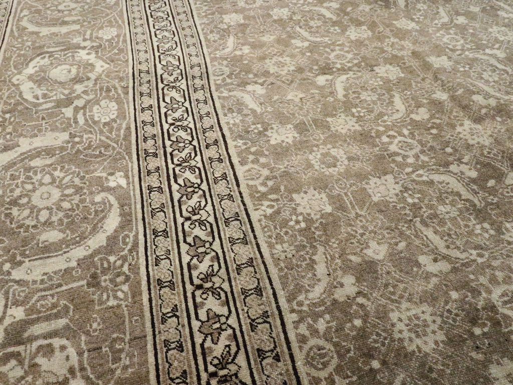 Antique Persian Tabriz Carpet, No.21025 - Staging