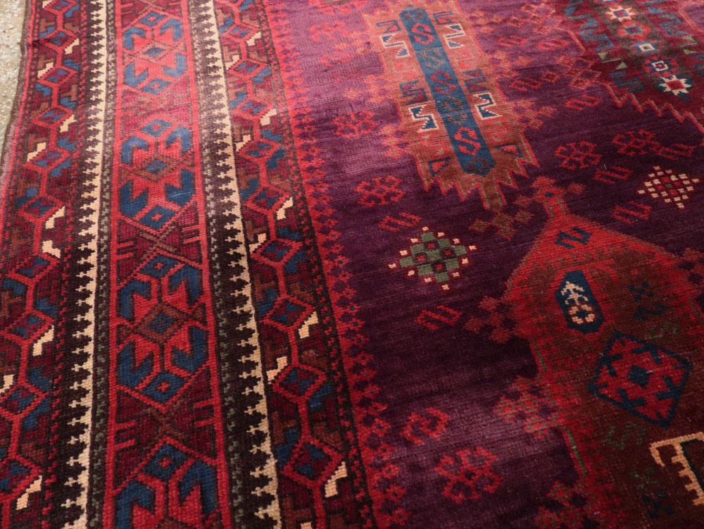 Vintage Indian Agra Carpet, No.21030 - Staging