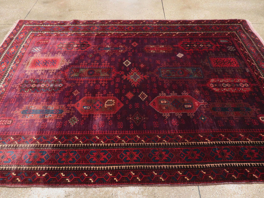 Vintage Indian Agra Carpet, No.21030 - Staging