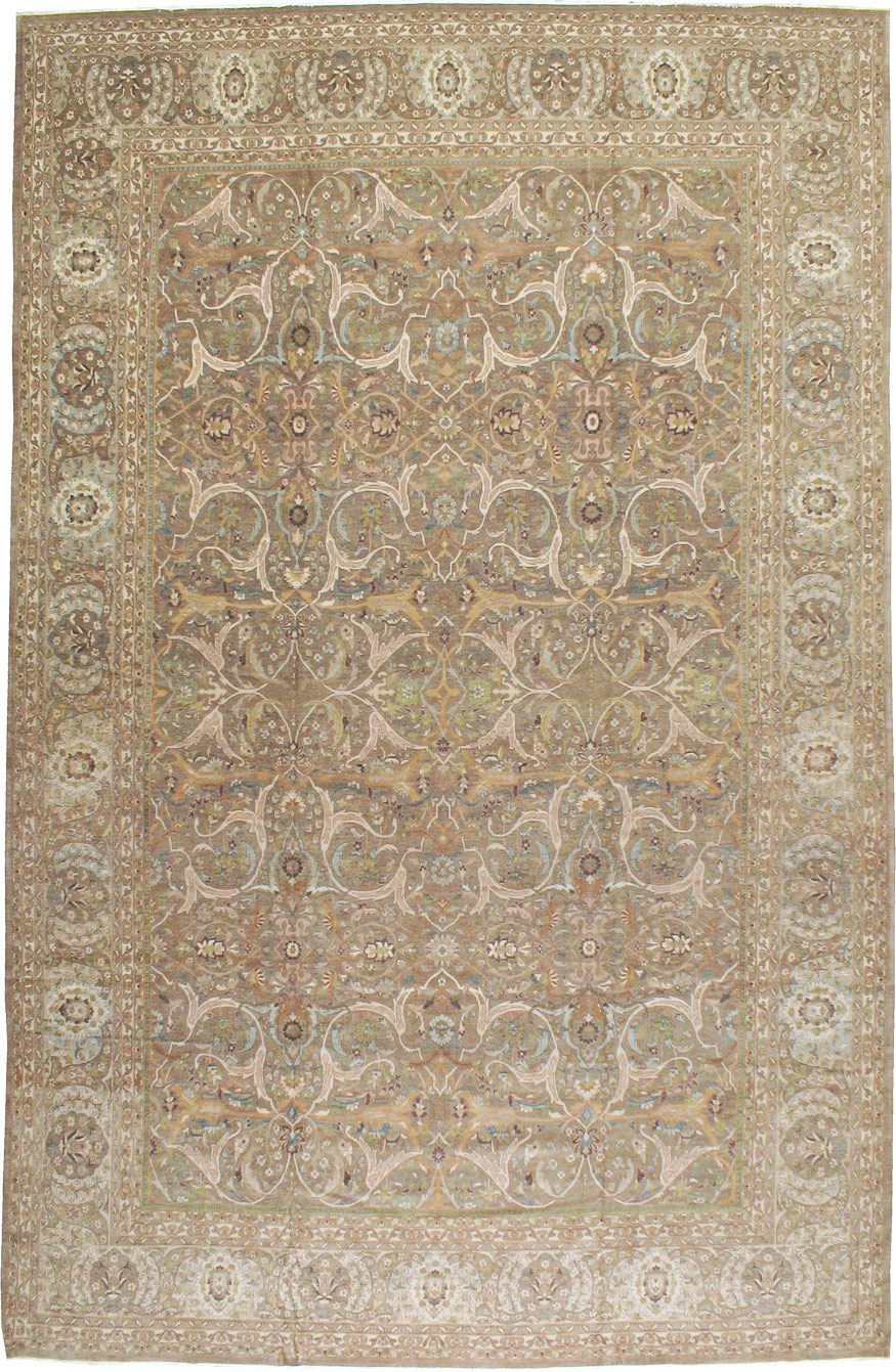 Contemporary Persian Tabriz Carpet, No.21031 - Staging