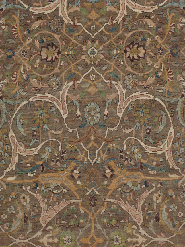 Contemporary Persian Tabriz Carpet, No.21031 - Staging