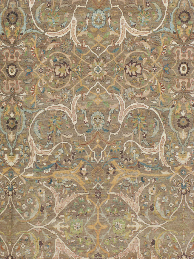 Contemporary Persian Tabriz Carpet, No.21031 - Staging