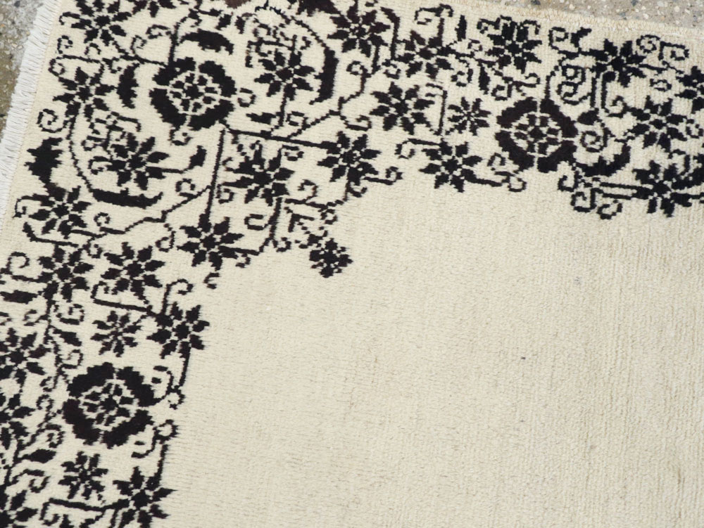 Vintage Persian Tabriz Runner, No.21033 - Staging